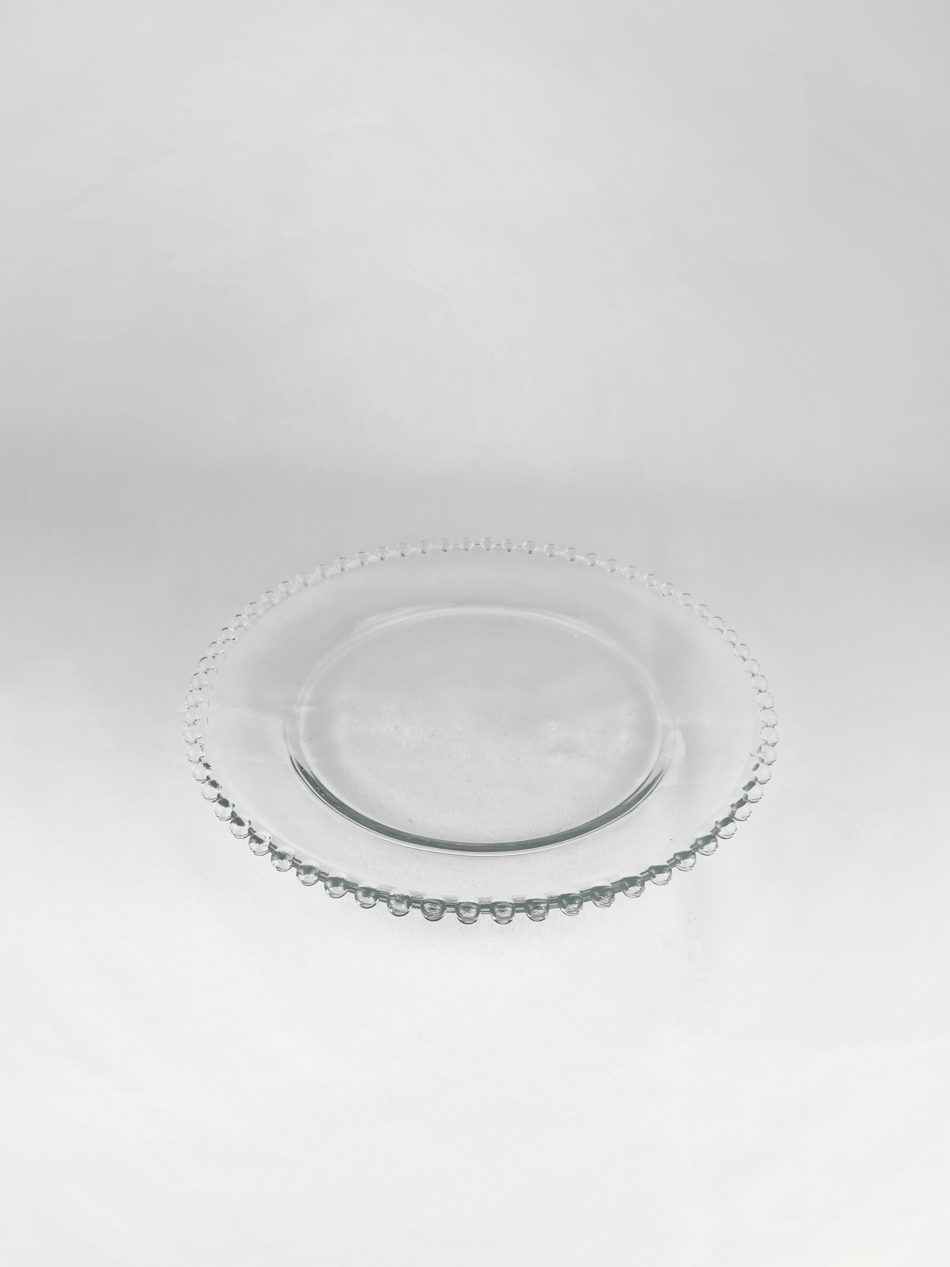 Plato tortero de vidrio